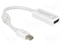 DELOCK Adaptateur mini DisplayPort vers HDMI, blanc