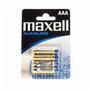 Maxell Lot de 4 piles alcalines AAA LR-03