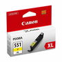 Canon CLI-551YXL / 6446B001 Cartouche d'encre Jaune XL pour imprimante