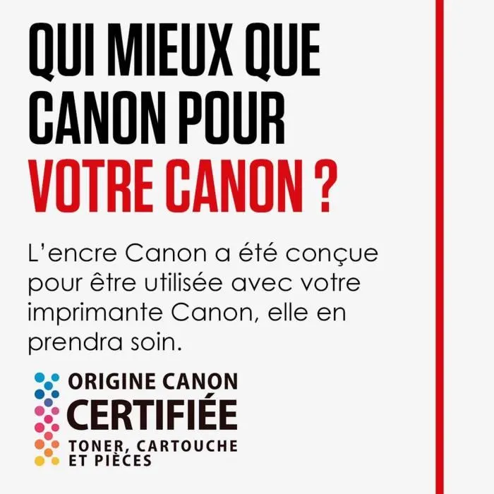 Canon Cartouche d'encre CLI-551 XL grande capacité Noir - Compatible imprimantes IP7250, MG5450, MG6350
