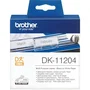 Brother DK-11204 Rouleau d'étiquettes 17 x 54 mm Noir sur blanc (400 étiquettes)