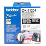Brother DK-11204 Rouleau d'étiquettes 17 x 54 mm Noir sur blanc (400 étiquettes)