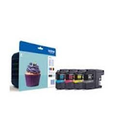 Brother LC123VALBP Lot de 4 Cartouches d'Encre Noir Cyan Magenta Jaune 600 Pages MFC-J870DW MFC-J470DW DCP-J152W