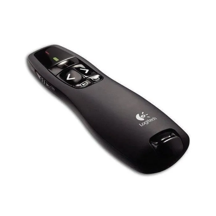 Logitech R400 Télécommande de présentation avec pointeur laser, portée 15 m, compatible Windows XP/7/Vista