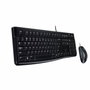 Logitech MK120 Combo Clavier et Souris Noir QWERTY Anglais