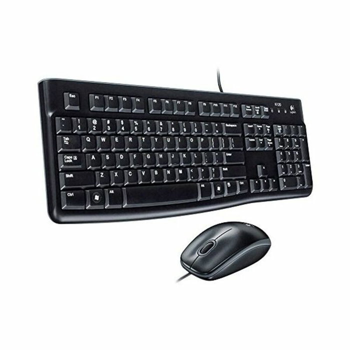 Logitech MK120 Combo Clavier et Souris Noir QWERTY Anglais