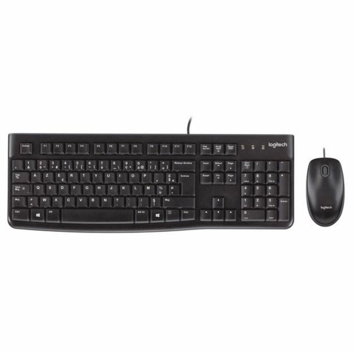 Logitech MK120 Combo Clavier et Souris Noir QWERTY Anglais