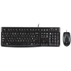 Logitech MK120 Combo Clavier et Souris Noir QWERTY Anglais