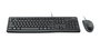 Logitech MK120 Combo Clavier et Souris USB, Clavier Ultraplat Étanche AZERTY Français avec Pavé Numérique et Souris Optique Haute Définition, Confortable et Silencieux