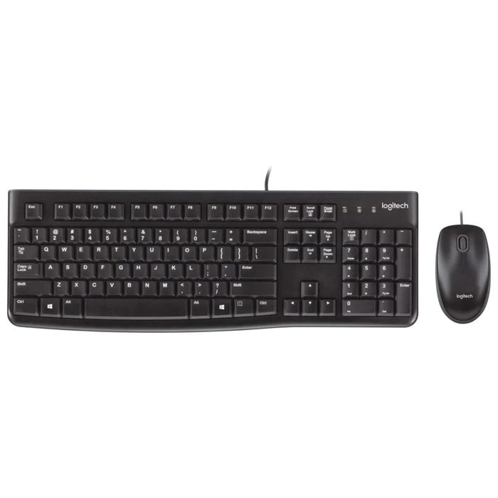 Logitech MK120 Combo Clavier et Souris Noir QWERTY Anglais