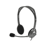 Logitech Headset H110 - Casque Stéréo avec Micro 3,5 mm - Gris/Gris foncé