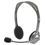 Casques avec Microphone Logitech 981-000271 2 x Jack 1,4 m Noir Gris