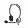 Casques avec Microphone Logitech 981-000271 2 x Jack 1,4 m Noir Gris