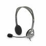 Casques avec Microphone Logitech 981-000271 2 x Jack 1,4 m Noir Gris