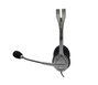 Logitech H111 Casque Stereo avec Microphone Rotatif Réducteur de Bruit - Bandeau Réglable - Connexion Jack 3,5mm 1,8m - 20-20000Hz