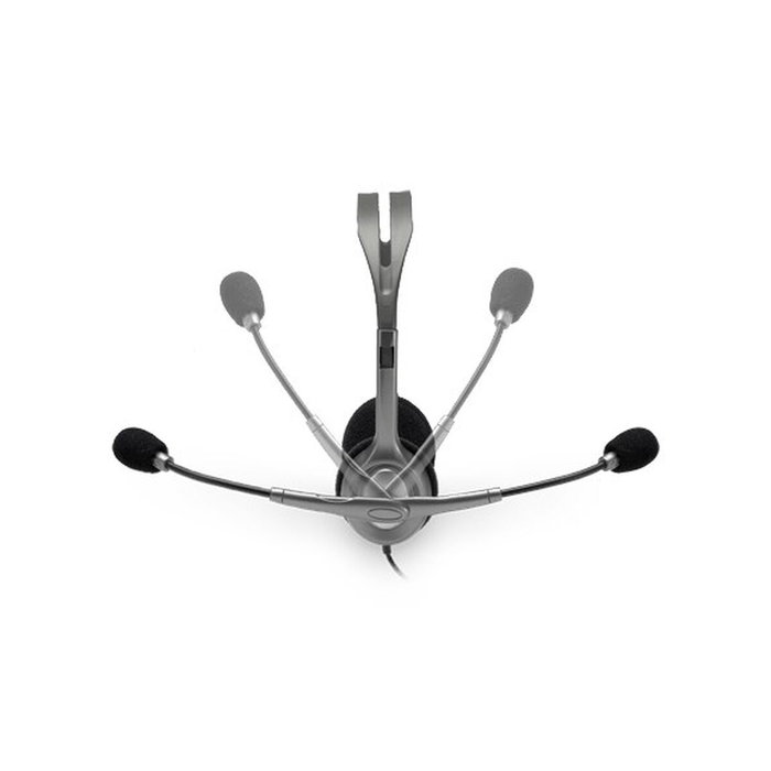 Casques avec Microphone Logitech LGT-H110 Noir Gris Casques avec Microphone Logitech LGT-H110 Noir Gris