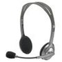 Casques avec Microphone Logitech LGT-H110 Noir Gris