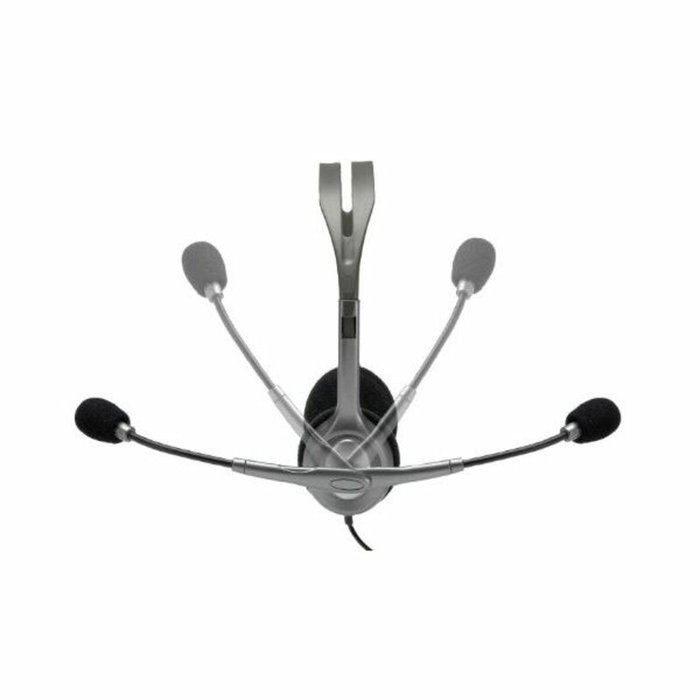 Casques avec Microphone Logitech LGT-H110 Noir Gris Casques avec Microphone Logitech LGT-H110 Noir Gris