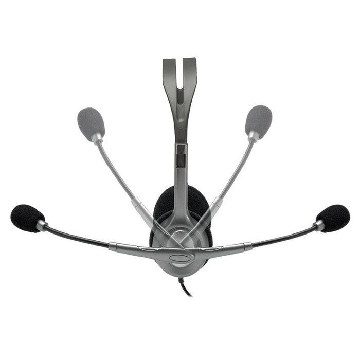 Casques avec Microphone Logitech LGT-H110 Noir Gris Casques avec Microphone Logitech LGT-H110 Noir Gris