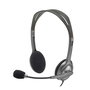Casques avec Microphone Logitech LGT-H110 Noir Gris