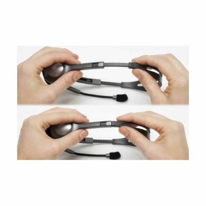 Casques avec Microphone Logitech LGT-H110 Noir Gris Casques avec Microphone Logitech LGT-H110 Noir Gris