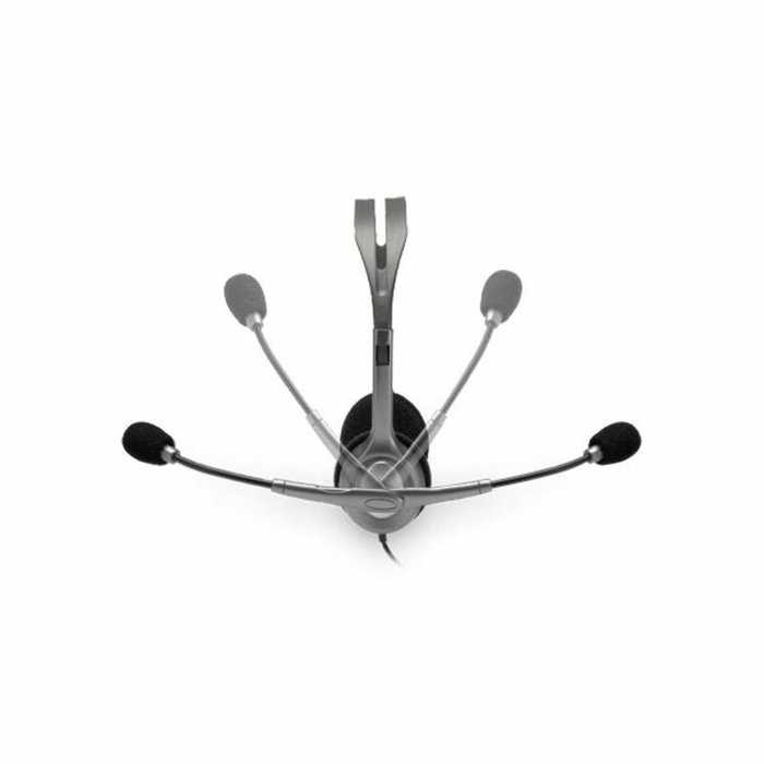 Casques avec Microphone Logitech LGT-H110 Noir Gris Casques avec Microphone Logitech LGT-H110 Noir Gris