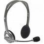 Casques avec Microphone Logitech LGT-H110 Noir Gris