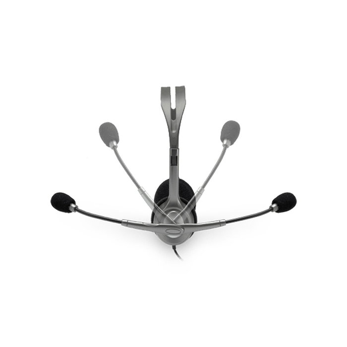 Casques avec Microphone Logitech LGT-H110 Noir Gris Casques avec Microphone Logitech LGT-H110 Noir Gris