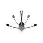 Casques avec Microphone Logitech LGT-H110 Noir Gris