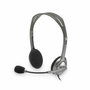 Casques avec Microphone Logitech LGT-H110 Noir Gris