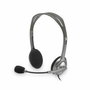 Casques avec Microphone Logitech LGT-H110 Noir Gris