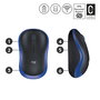Logitech M185 Souris Sans Fil avec Nano-Récepteur USB, Souris Ambiidextre pour Windows, Mac et ChromeOS, Longévité de Batterie 1 An