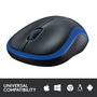 Logitech M185 Souris Sans Fil avec Nano-Récepteur USB, Souris Ambiidextre pour Windows, Mac et ChromeOS, Longévité de Batterie 1 An
