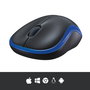 Logitech M185 Souris Sans Fil avec Nano-Récepteur USB, Souris Ambiidextre pour Windows, Mac et ChromeOS, Longévité de Batterie 1 An