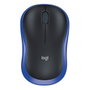 Logitech M185 Souris sans fil Noir/Bleu
