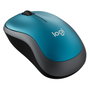Logitech M185 Souris sans fil Noir/Bleu