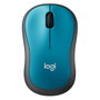 Logitech M185 Souris sans fil Noir/Bleu