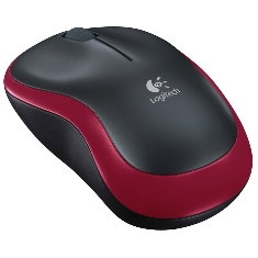 Logitech M185 Souris Optique Sans Fil 2.4GHz Rouge