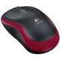 Logitech M185 Souris sans fil optique Rouge
