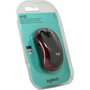 Logitech M185 Souris sans fil optique Rouge