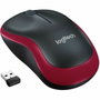 Logitech M185 Souris sans fil optique Rouge