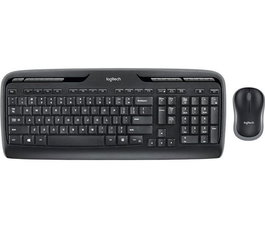 Logitech Combo MK330 - Clavier et souris sans fil, 2.4 GHz, 11 touches de raccourci et 4 touches F programmables, pavé numérique, autonomie 24 mois