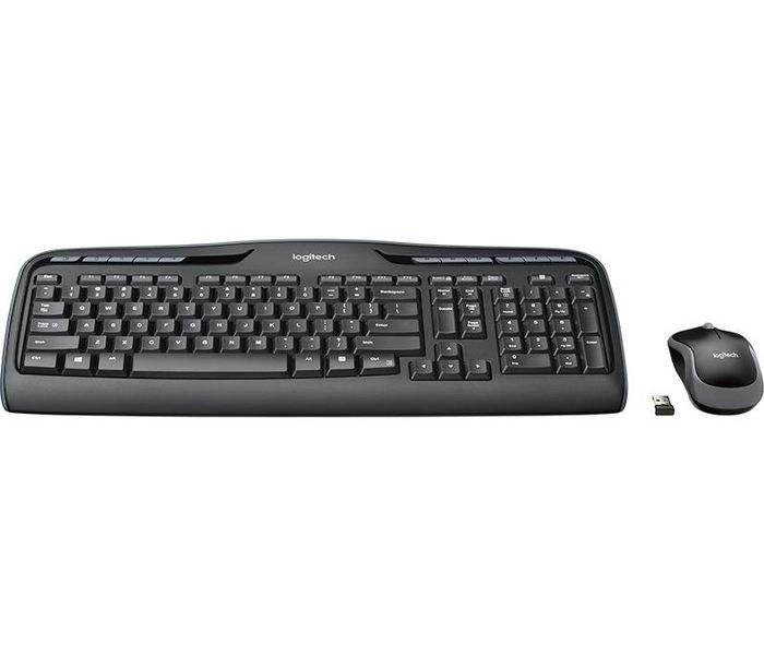 Logitech Combo MK330 - Clavier et souris sans fil, 2.4 GHz, 11 touches de raccourci et 4 touches F programmables, pavé numérique, autonomie 24 mois