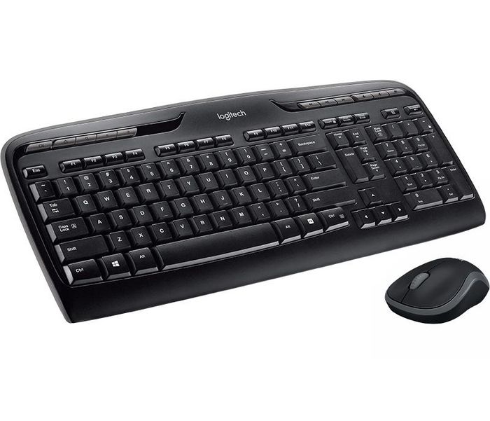 Logitech Combo MK330 - Clavier et souris sans fil, 2.4 GHz, 11 touches de raccourci et 4 touches F programmables, pavé numérique, autonomie 24 mois