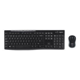 Logitech 920-004513 - Combo Clavier et Souris Sans Fil MK270 (US, AZERTY/QWERTY) - Clavier QWERTY, Souris