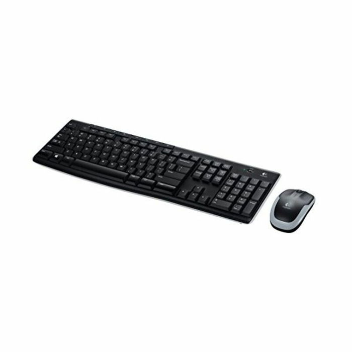 Clavier et Souris Optique Logitech MK270 Noir Espagnol Qwerty QWERTY Clavier et Souris Optique Logitech MK270 Noir Espagnol Qwerty QWERTY