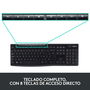Clavier et Souris Optique Logitech MK270 Noir Espagnol Qwerty QWERTY