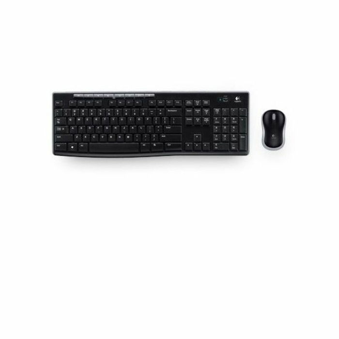 Clavier et Souris Optique Logitech MK270 Noir Espagnol Qwerty QWERTY Clavier et Souris Optique Logitech MK270 Noir Espagnol Qwerty QWERTY