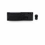 Clavier et Souris Optique Logitech MK270 Noir Espagnol Qwerty QWERTY