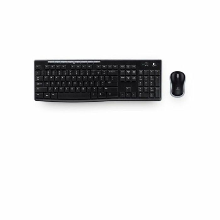 Clavier et Souris Optique Logitech MK270 Noir Espagnol Qwerty QWERTY Clavier et Souris Optique Logitech MK270 Noir Espagnol Qwerty QWERTY